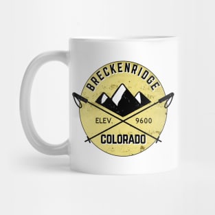 Skiing Breckenridge Colorado Mug